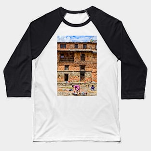 Bungamati Washing. Baseball T-Shirt